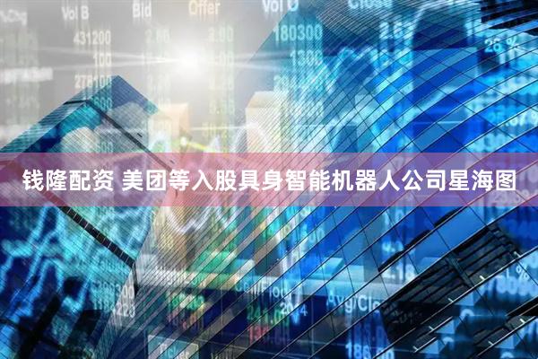钱隆配资 美团等入股具身智能机器人公司星海图