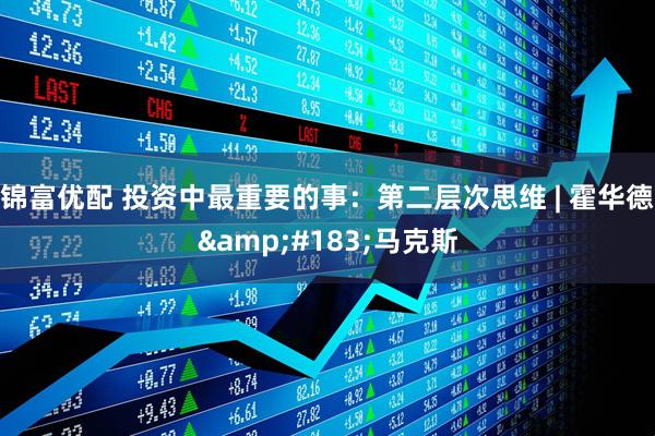 锦富优配 投资中最重要的事：第二层次思维 | 霍华德&#183;马克斯
