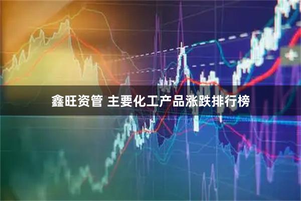 鑫旺资管 主要化工产品涨跌排行榜