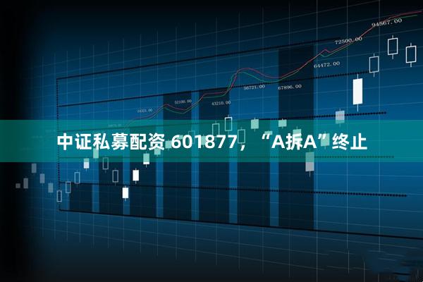 中证私募配资 601877，“A拆A”终止