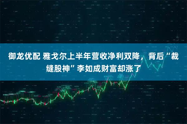 御龙优配 雅戈尔上半年营收净利双降，背后“裁缝股神”李如成财富却涨了