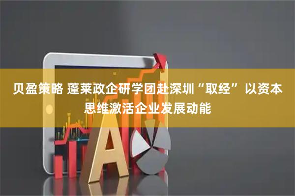 贝盈策略 蓬莱政企研学团赴深圳“取经” 以资本思维激活企业发展动能