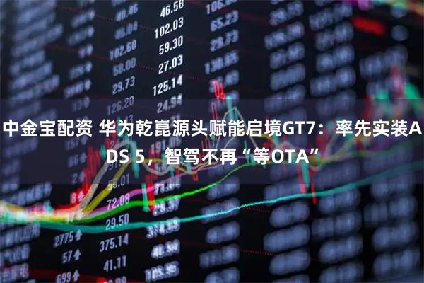 中金宝配资 华为乾崑源头赋能启境GT7：率先实装ADS 5，智驾不再“等OTA”